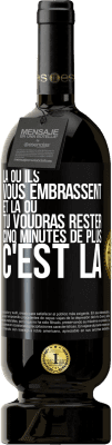 49,95 € Envoi gratuit | Vin rouge Édition Premium MBS® Réserve Là où ils vous embrassent et là où tu voudras rester cinq minutes de plus, c'est là Étiquette Noire. Étiquette personnalisable Réserve 12 Mois Récolte 2014 Tempranillo