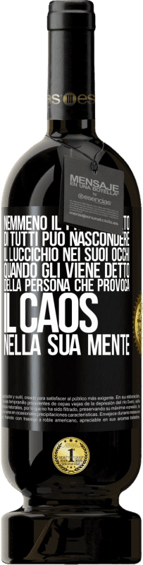 49,95 € Spedizione Gratuita | Vino rosso Edizione Premium MBS® Riserva Nemmeno il più discreto di tutti può nascondere il luccichio nei suoi occhi quando gli viene detto della persona che provoca Etichetta Nera. Etichetta personalizzabile Riserva 12 Mesi Raccogliere 2015 Tempranillo