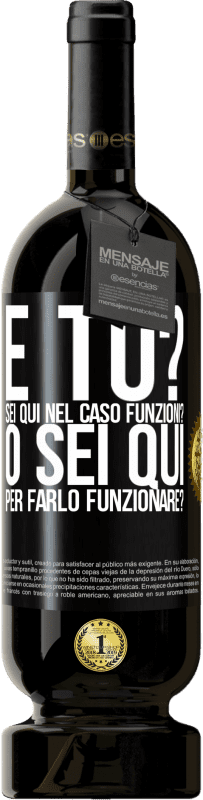 49,95 € Spedizione Gratuita | Vino rosso Edizione Premium MBS® Riserva e tu? Sei qui nel caso funzioni, o sei qui per farlo funzionare? Etichetta Nera. Etichetta personalizzabile Riserva 12 Mesi Raccogliere 2015 Tempranillo