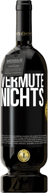 49,95 € Kostenloser Versand | Rotwein Premium Ausgabe MBS® Reserve Vermute nichts Schwarzes Etikett. Anpassbares Etikett Reserve 12 Monate Ernte 2016 Tempranillo