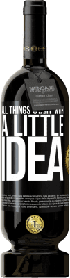 49,95 € Free Shipping | Red Wine Premium Edition MBS® Reserve It all starts with a little idea Black Label. Customizable label Reserve 12 Months Harvest 2016 Tempranillo