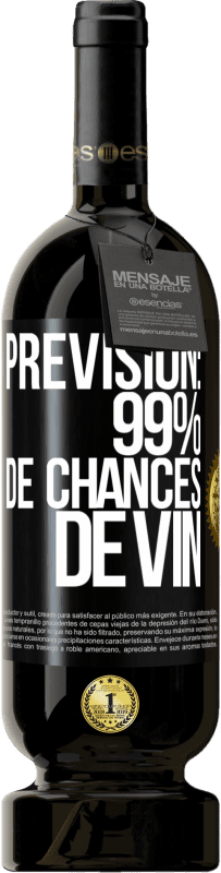 49,95 € Envoi gratuit | Vin rouge Édition Premium MBS® Réserve Prévision: 99% de chances de vin Étiquette Noire. Étiquette personnalisable Réserve 12 Mois Récolte 2014 Tempranillo