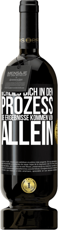 49,95 € Kostenloser Versand | Rotwein Premium Ausgabe MBS® Reserve Verlieb dich in den Prozess, die Ergebnisse kommen von allein Schwarzes Etikett. Anpassbares Etikett Reserve 12 Monate Ernte 2015 Tempranillo