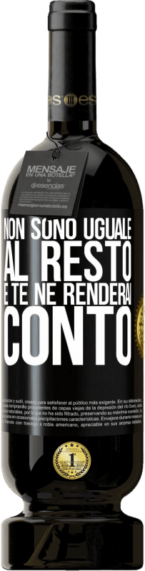 49,95 € Spedizione Gratuita | Vino rosso Edizione Premium MBS® Riserva Non sono uguale al resto e te ne renderai conto Etichetta Nera. Etichetta personalizzabile Riserva 12 Mesi Raccogliere 2015 Tempranillo