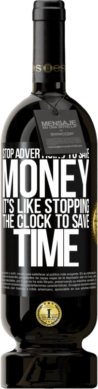 49,95 € 送料無料 | 赤ワイン プレミアム版 MBS® 予約する お金を節約するために広告を停止します。時間を節約するために時計を停止するようなものです ブラックラベル. カスタマイズ可能なラベル 予約する 12 月 収穫 2014 Tempranillo