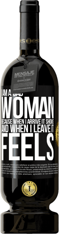49,95 € 送料無料 | 赤ワイン プレミアム版 MBS® 予約する 私は悪い女性です ブラックラベル. カスタマイズ可能なラベル 予約する 12 月 収穫 2016 Tempranillo