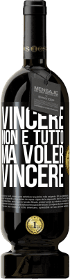 49,95 € Spedizione Gratuita | Vino rosso Edizione Premium MBS® Riserva Vincere non è tutto, ma voler vincere Etichetta Nera. Etichetta personalizzabile Riserva 12 Mesi Raccogliere 2015 Tempranillo