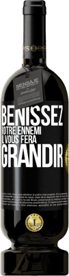 49,95 € Envoi gratuit | Vin rouge Édition Premium MBS® Réserve Bénissez votre ennemi. Il vous fera grandir Étiquette Noire. Étiquette personnalisable Réserve 12 Mois Récolte 2014 Tempranillo