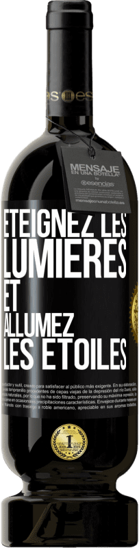 49,95 € Envoi gratuit | Vin rouge Édition Premium MBS® Réserve Éteignez les lumières et allumez les étoiles Étiquette Noire. Étiquette personnalisable Réserve 12 Mois Récolte 2015 Tempranillo