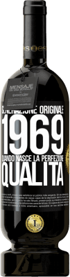 49,95 € Spedizione Gratuita | Vino rosso Edizione Premium MBS® Riserva Generazione originale. 1969. Quando nasce la perfezione. qualità Etichetta Nera. Etichetta personalizzabile Riserva 12 Mesi Raccogliere 2015 Tempranillo