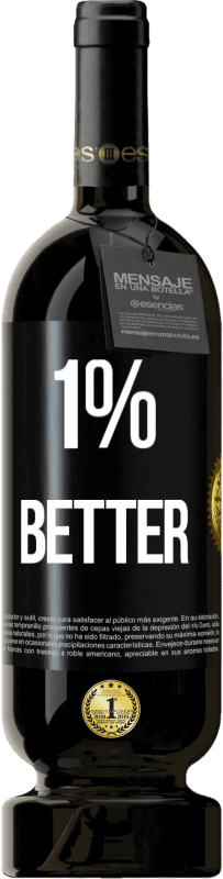 49,95 € Spedizione Gratuita | Vino rosso Edizione Premium MBS® Riserva 1% Better Etichetta Nera. Etichetta personalizzabile Riserva 12 Mesi Raccogliere 2014 Tempranillo