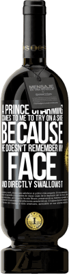 49,95 € Free Shipping | Red Wine Premium Edition MBS® Reserve A prince charming comes to me to try on a shoe because he doesn't remember my face and directly swallows it Black Label. Customizable label Reserve 12 Months Harvest 2016 Tempranillo