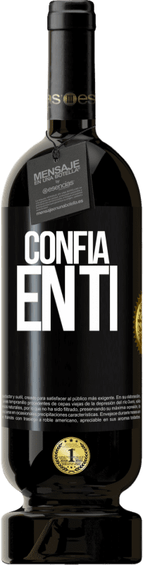 49,95 € Envío gratis | Vino Tinto Edición Premium MBS® Reserva Confía en ti Etiqueta Negra. Etiqueta personalizable Reserva 12 Meses Cosecha 2014 Tempranillo