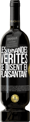 49,95 € Envoi gratuit | Vin rouge Édition Premium MBS® Réserve Les grandes vérités se disent en plaisantant Étiquette Noire. Étiquette personnalisable Réserve 12 Mois Récolte 2014 Tempranillo