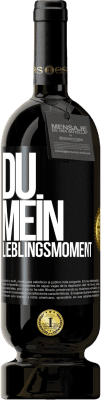 49,95 € Kostenloser Versand | Rotwein Premium Ausgabe MBS® Reserve Du. Mein Lieblingsmoment Schwarzes Etikett. Anpassbares Etikett Reserve 12 Monate Ernte 2014 Tempranillo