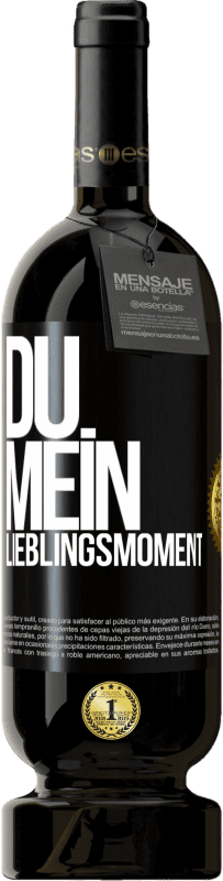 49,95 € Kostenloser Versand | Rotwein Premium Ausgabe MBS® Reserve Du. Mein Lieblingsmoment Schwarzes Etikett. Anpassbares Etikett Reserve 12 Monate Ernte 2014 Tempranillo