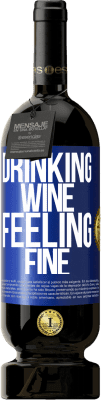 49,95 € Free Shipping | Red Wine Premium Edition MBS® Reserve Drinking wine, feeling fine Blue Label. Customizable label Reserve 12 Months Harvest 2016 Tempranillo