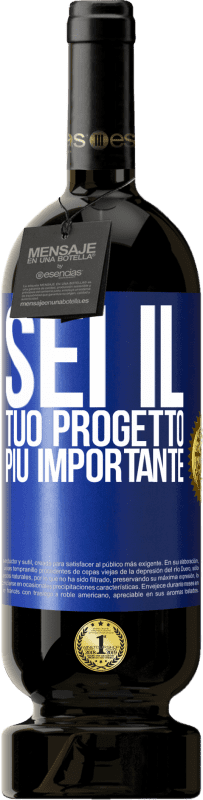 49,95 € Spedizione Gratuita | Vino rosso Edizione Premium MBS® Riserva Sei il tuo progetto più importante Etichetta Blu. Etichetta personalizzabile Riserva 12 Mesi Raccogliere 2016 Tempranillo