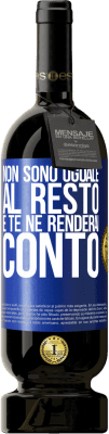49,95 € Spedizione Gratuita | Vino rosso Edizione Premium MBS® Riserva Non sono uguale al resto e te ne renderai conto Etichetta Blu. Etichetta personalizzabile Riserva 12 Mesi Raccogliere 2016 Tempranillo