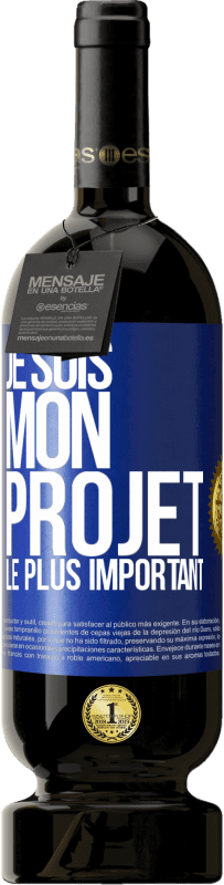 49,95 € Envoi gratuit | Vin rouge Édition Premium MBS® Réserve Je suis mon projet le plus important Étiquette Bleue. Étiquette personnalisable Réserve 12 Mois Récolte 2015 Tempranillo