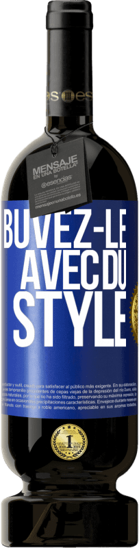 49,95 € Envoi gratuit | Vin rouge Édition Premium MBS® Réserve Buvez-le avec du style Étiquette Bleue. Étiquette personnalisable Réserve 12 Mois Récolte 2016 Tempranillo