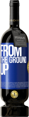 49,95 € Spedizione Gratuita | Vino rosso Edizione Premium MBS® Riserva From The Ground Up Etichetta Blu. Etichetta personalizzabile Riserva 12 Mesi Raccogliere 2015 Tempranillo