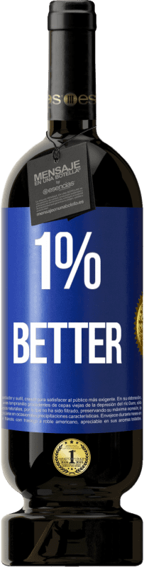 49,95 € Envoi gratuit | Vin rouge Édition Premium MBS® Réserve 1% Better Étiquette Bleue. Étiquette personnalisable Réserve 12 Mois Récolte 2016 Tempranillo