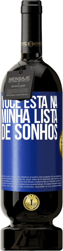 49,95 € Envio grátis | Vinho tinto Edição Premium MBS® Reserva Você está na minha lista de sonhos Etiqueta Azul. Etiqueta personalizável Reserva 12 Meses Colheita 2014 Tempranillo