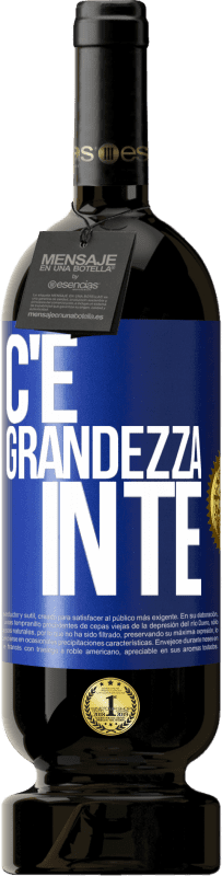 49,95 € Spedizione Gratuita | Vino rosso Edizione Premium MBS® Riserva C'è grandezza in te Etichetta Blu. Etichetta personalizzabile Riserva 12 Mesi Raccogliere 2014 Tempranillo