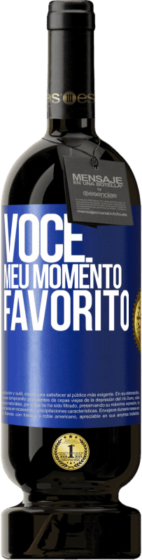 49,95 € Envio grátis | Vinho tinto Edição Premium MBS® Reserva Você. Meu momento favorito Etiqueta Azul. Etiqueta personalizável Reserva 12 Meses Colheita 2014 Tempranillo