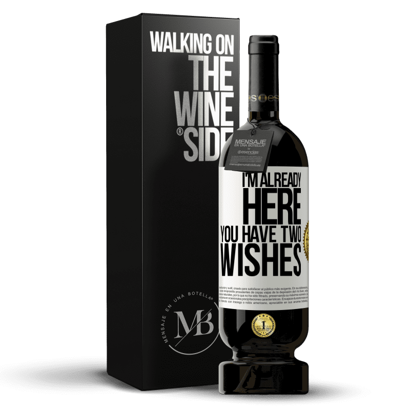 29,95 € Free Shipping | Red Wine Premium Edition MBS® Reserva I'm already here. You have two wishes White Label. Customizable label Reserva 12 Months Harvest 2014 Tempranillo