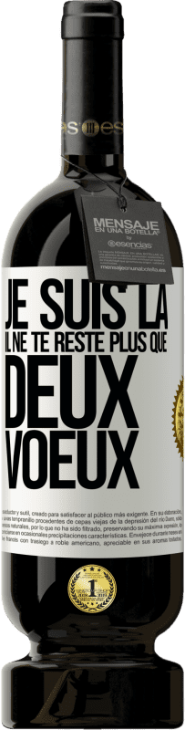 49,95 € Envoi gratuit | Vin rouge Édition Premium MBS® Réserve Je suis là. Il ne te reste plus que deux voeux Étiquette Blanche. Étiquette personnalisable Réserve 12 Mois Récolte 2015 Tempranillo