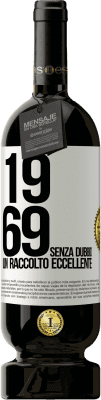 49,95 € Spedizione Gratuita | Vino rosso Edizione Premium MBS® Riserva 1969. Senza dubbio, un raccolto eccellente Etichetta Bianca. Etichetta personalizzabile Riserva 12 Mesi Raccogliere 2016 Tempranillo