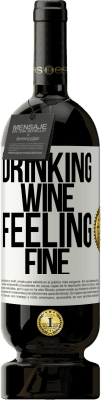 49,95 € 送料無料 | 赤ワイン プレミアム版 MBS® 予約する Drinking wine, feeling fine ホワイトラベル. カスタマイズ可能なラベル 予約する 12 月 収穫 2016 Tempranillo