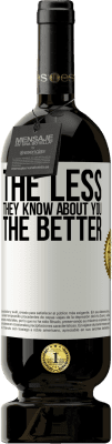 49,95 € Free Shipping | Red Wine Premium Edition MBS® Reserve The less they know about you, the better White Label. Customizable label Reserve 12 Months Harvest 2015 Tempranillo