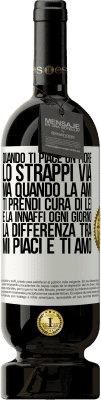 49,95 € Spedizione Gratuita | Vino rosso Edizione Premium MBS® Riserva Quando ti piace un fiore, lo strappi via. Ma quando la ami, ti prendi cura di lei e la innaffi ogni giorno Etichetta Bianca. Etichetta personalizzabile Riserva 12 Mesi Raccogliere 2014 Tempranillo