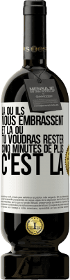 49,95 € Envoi gratuit | Vin rouge Édition Premium MBS® Réserve Là où ils vous embrassent et là où tu voudras rester cinq minutes de plus, c'est là Étiquette Blanche. Étiquette personnalisable Réserve 12 Mois Récolte 2014 Tempranillo