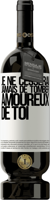 49,95 € Envoi gratuit | Vin rouge Édition Premium MBS® Réserve Je ne cesserai jamais de tomber amoureux de toi Étiquette Blanche. Étiquette personnalisable Réserve 12 Mois Récolte 2015 Tempranillo