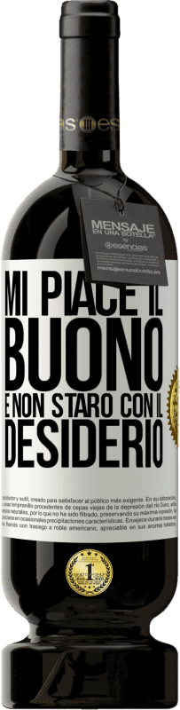 49,95 € Spedizione Gratuita | Vino rosso Edizione Premium MBS® Riserva Mi piace il buono e non starò con il desiderio Etichetta Bianca. Etichetta personalizzabile Riserva 12 Mesi Raccogliere 2015 Tempranillo