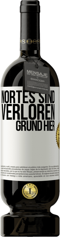 49,95 € Kostenloser Versand | Rotwein Premium Ausgabe MBS® Reserve Nortes sind verloren. Grund hier Weißes Etikett. Anpassbares Etikett Reserve 12 Monate Ernte 2015 Tempranillo