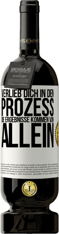 49,95 € Kostenloser Versand | Rotwein Premium Ausgabe MBS® Reserve Verlieb dich in den Prozess, die Ergebnisse kommen von allein Weißes Etikett. Anpassbares Etikett Reserve 12 Monate Ernte 2015 Tempranillo