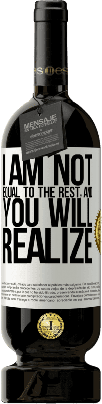 49,95 € 免费送货 | 红酒 高级版 MBS® 预订 我不等于其余的，你会意识到 白标. 可自定义的标签 预订 12 个月 收成 2016 Tempranillo