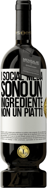 49,95 € Spedizione Gratuita | Vino rosso Edizione Premium MBS® Riserva I social media sono un ingrediente, non un piatto Etichetta Bianca. Etichetta personalizzabile Riserva 12 Mesi Raccogliere 2015 Tempranillo