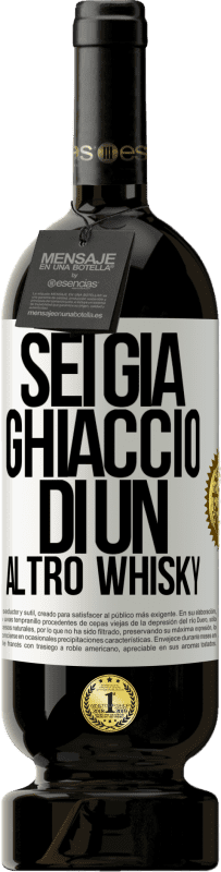 49,95 € Spedizione Gratuita | Vino rosso Edizione Premium MBS® Riserva Sei già ghiaccio di un altro whisky Etichetta Bianca. Etichetta personalizzabile Riserva 12 Mesi Raccogliere 2015 Tempranillo