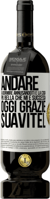 49,95 € Spedizione Gratuita | Vino rosso Edizione Premium MBS® Riserva Andare a dormire annusandoti è la cosa più bella che mi è successa oggi. Grazie Suavitel Etichetta Bianca. Etichetta personalizzabile Riserva 12 Mesi Raccogliere 2015 Tempranillo