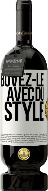 49,95 € Envoi gratuit | Vin rouge Édition Premium MBS® Réserve Buvez-le avec du style Étiquette Blanche. Étiquette personnalisable Réserve 12 Mois Récolte 2014 Tempranillo