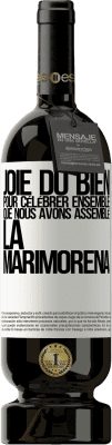 49,95 € Envoi gratuit | Vin rouge Édition Premium MBS® Réserve Joie du bien, pour célébrer ensemble que nous avons assemblé la marimorena Étiquette Blanche. Étiquette personnalisable Réserve 12 Mois Récolte 2015 Tempranillo