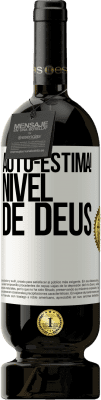 49,95 € Envio grátis | Vinho tinto Edição Premium MBS® Reserva Auto-estima! Nível de Deus Etiqueta Branca. Etiqueta personalizável Reserva 12 Meses Colheita 2015 Tempranillo