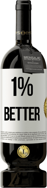 49,95 € Spedizione Gratuita | Vino rosso Edizione Premium MBS® Riserva 1% Better Etichetta Bianca. Etichetta personalizzabile Riserva 12 Mesi Raccogliere 2016 Tempranillo