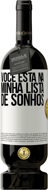 49,95 € Envio grátis | Vinho tinto Edição Premium MBS® Reserva Você está na minha lista de sonhos Etiqueta Branca. Etiqueta personalizável Reserva 12 Meses Colheita 2014 Tempranillo